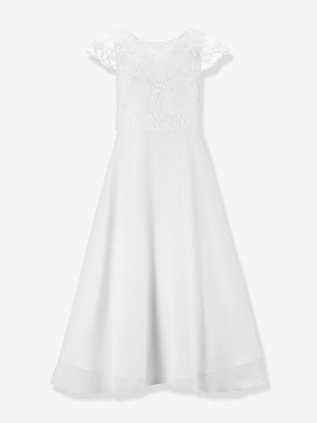 Communion dress with lace top Happy Girls for girl white 