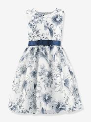 Tulle dress with large flowers Happy Girls for girl