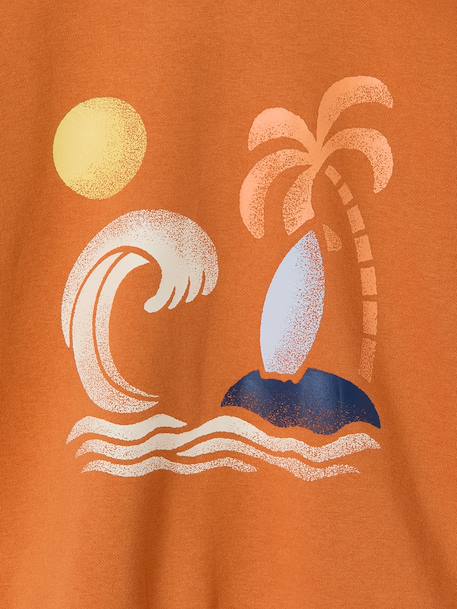Zip-Up Hoodie for Boys orange 