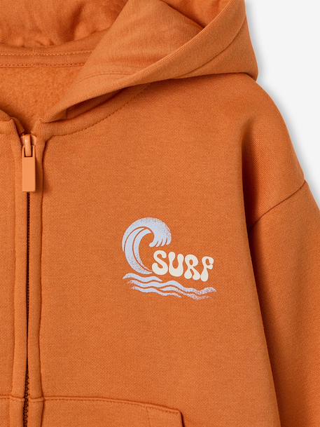 Zip-Up Hoodie for Boys orange 