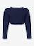 Happy Girls bolero with scalloped edge for girl ecru+navy blue+white 