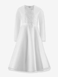 Communion dress with floral embroidery & bolero Happy Girls for girl -Communion dress with floral embroidery & bolero Happy Girls for girl
