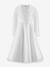 Communion dress with floral embroidery & bolero Happy Girls for girl white 