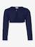 Happy Girls bolero with scalloped edge for girl ecru+navy blue+white 