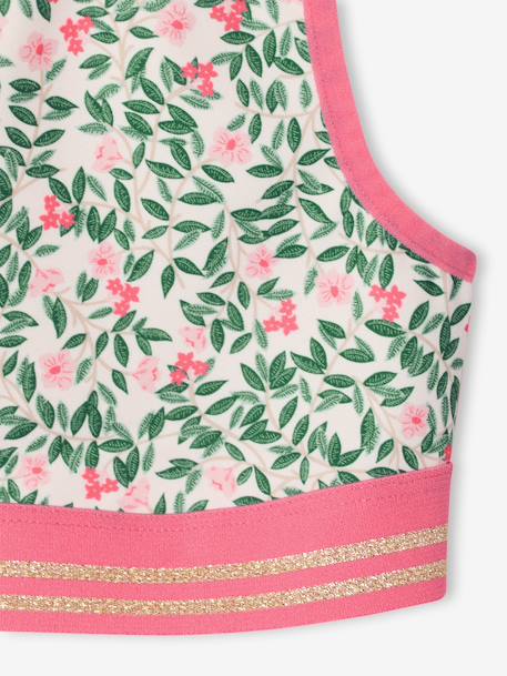 Tank Top & Bra Set for Girls ecru 