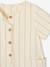Striped Playsuit for Baby Boys striped beige 