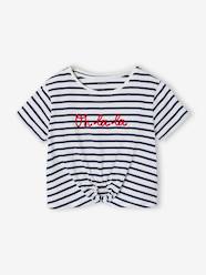 Girls-T-Shirt with Fancy Bow for Girls