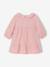 Baby girl's dress in cotton gauze rose 
