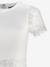 Communion dress with glitter flowers & bolero Happy Girls for girl white 