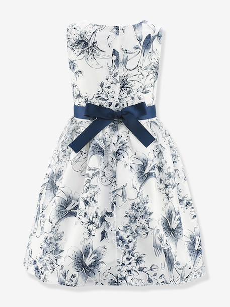 Tulle dress with large flowers Happy Girls for girl navy blue 