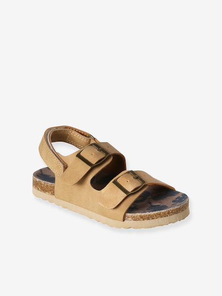 Synthetic Sandals for Boys beige 