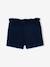 Pack of 2 Pairs of Shorts for Girls aqua green+navy blue+tangerine 