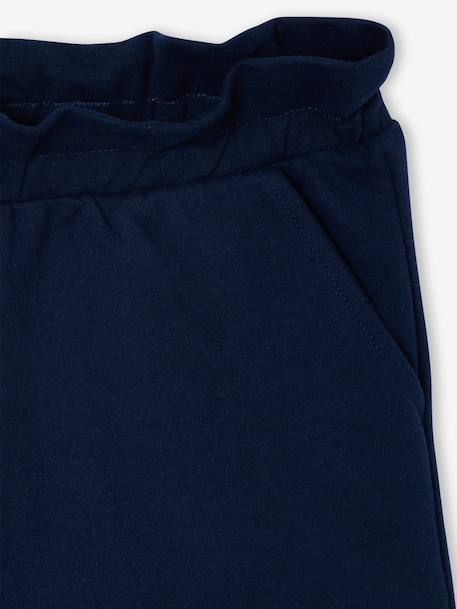 Pack of 2 Pairs of Shorts for Girls aqua green+navy blue+tangerine 