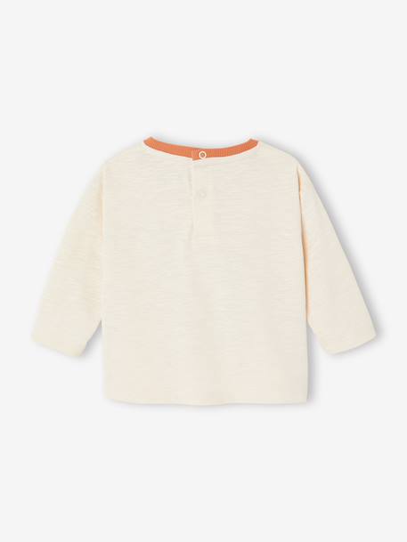 Long-Sleeved T-Shirt for Boys ecru 