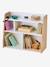 Book and toy storage unit YEL white 
