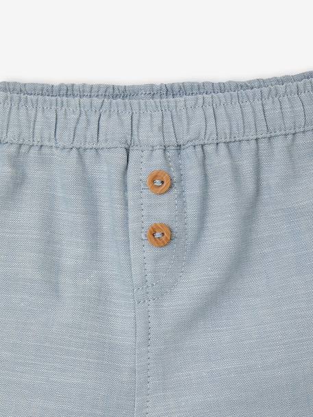 Pack of 2 baby shorts sky blue 