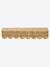 Scalloped paper rope shelf beige 