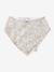 3 Bandana-Style Bibs in Cotton Gauze Brown+ecru+grey blue+Light Green+pale pink+printed beige+sage green+set beige+twine+White/Print 