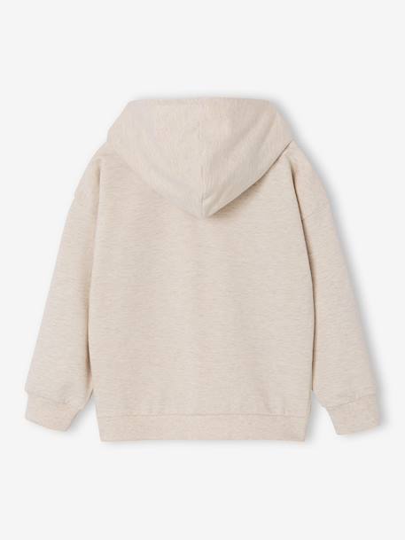 Boys' AVENGERS hooded sweatshirt marl beige 