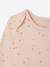 Bodysuits with long sleeves for babies with a floral print sage green 