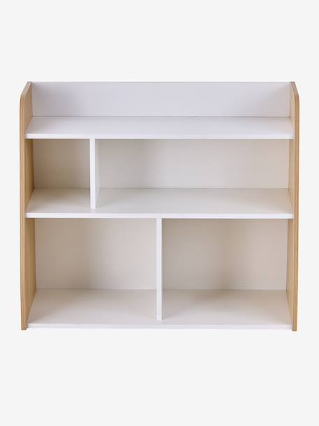 Book and toy storage unit YEL white 
