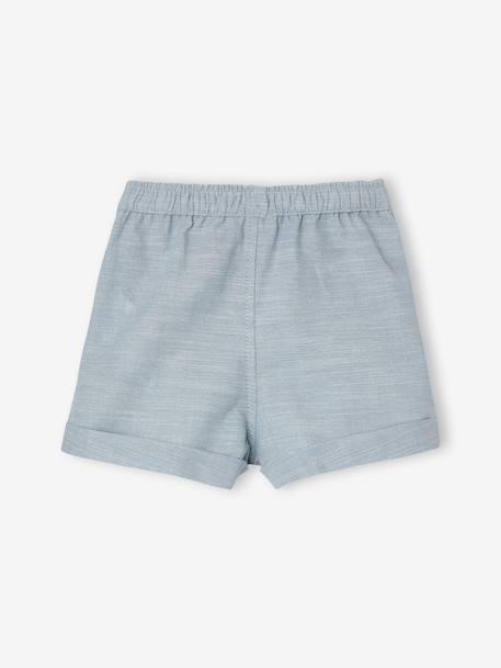 Pack of 2 baby shorts sky blue 