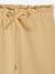 Wide-leg trousers for baby girls cappuccino 