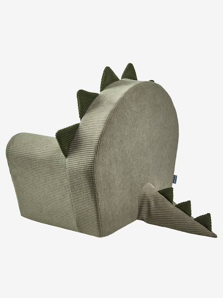 Dinosaur foam armchair - customisable green 