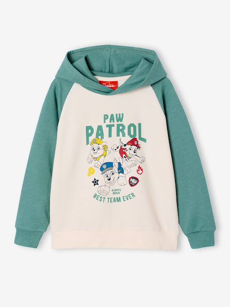 Hooded sweatshirt for boys PAT PATROUILLE sage green 