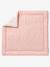 Floor mattress / Play mat in cotton muslin MON COEUR printed pink 