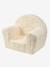 Quilted cloud foam armchair - customisable ecru 