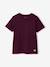 Short Sleeve T-Shirt, for Boys aubergine+Blue+Green+turquoise+white 