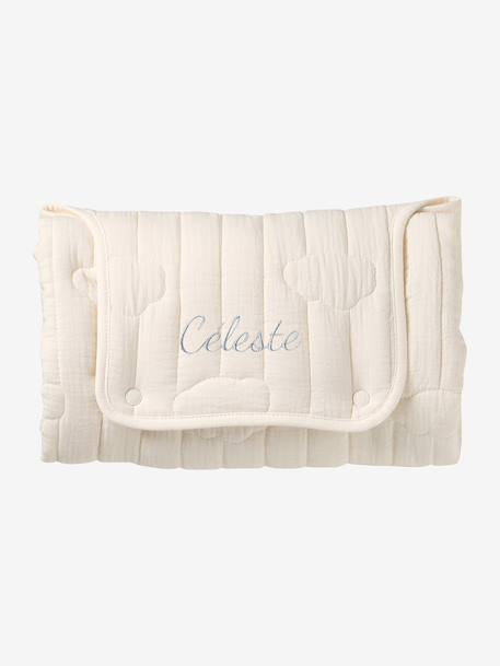 Travel Changing Mat ecru+hazel+white 