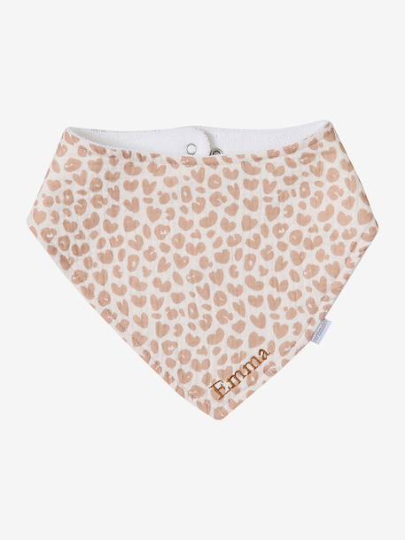 Pack of 3 Bandana-Style Bibs in Terry Cloth & Cotton Gauze hazel 