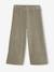 Wide Corduroy Trousers for Girls anthracite+BROWN MEDIUM SOLID+chocolate+ecru+grey blue+khaki+mauve+plum+rose 