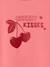 Girls' printed short-sleeved t-shirt ecru+mauve+rose+sage green 