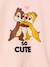 Chip 'n' Dale Sweatshirt for Girls pale pink 