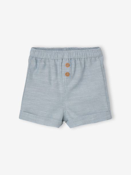 Pack of 2 baby shorts sky blue 