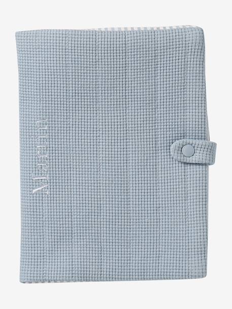 Health Booklet Cover grey blue 