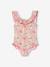 Girls' one-piece swimsuit pale pink 