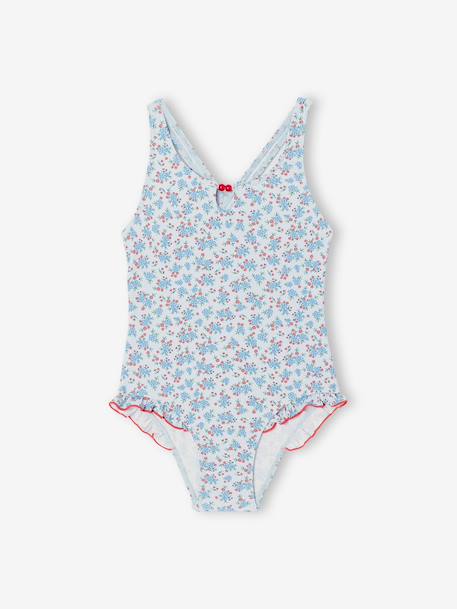 Swimsuit for Girls sky blue 