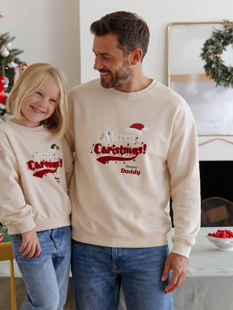 Christmas Sweatshirt for Men, Family Capsule Collection vanilla 