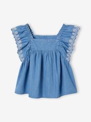 Girls-Girl's denim blouse