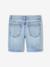 Boy's adjustable waist denim bermuda shorts double stone+stone 