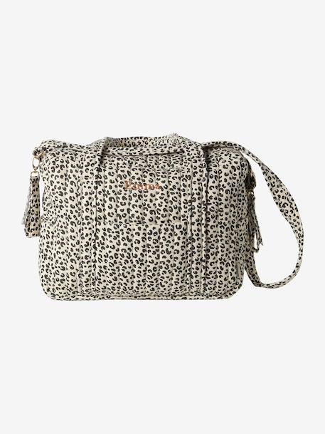 JOIOSA cotton muslin changing bag bronze+ecru+night blue+printed beige 