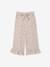 Frilled Bermuda Shorts in Cotton Gauze for Girls printed blue+printed white 