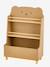 Low bear bookshelf for kids mocha 