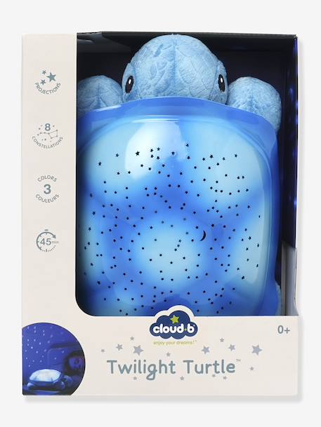 Night Light with Stars Projector, CLOUD B Twilight BLUE LIGHT SOLID WITH DESIGN 
