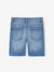 Boy's adjustable waist denim bermuda shorts double stone+stone 