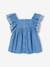 Girl's denim blouse stone 